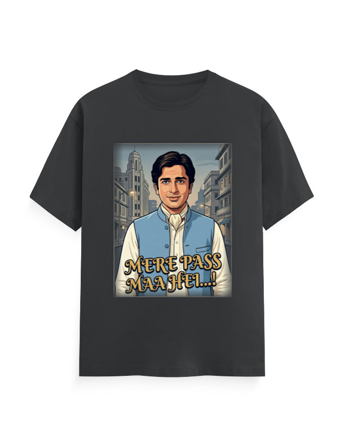 Unisex Classic Crew T-Shirt - Deewar1975 Steel Grey GlowZonePrints