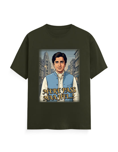 Unisex Classic Crew T-Shirt - Deewar1975 Olive Green GlowZonePrints