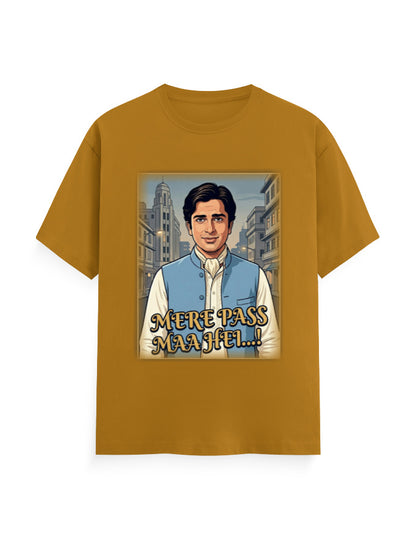 Unisex Classic Crew T-Shirt - Deewar1975 Mustard Yellow GlowZonePrints