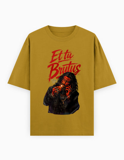 Unisex Oversized Classic T-Shirt – Dhurandhar - Limited Edition Mustard Yellow GlowZonePrints
