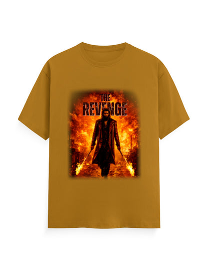 Unisex Crew T-Shirt – Dhurandhar - Revenge Mustard Yellow GlowZonePrints