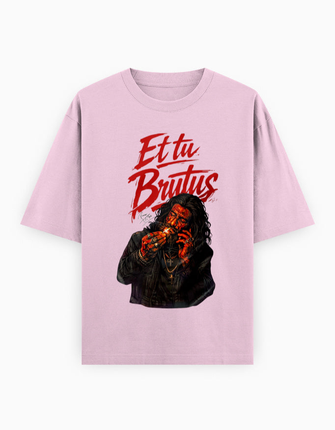 Unisex Oversized Classic T-Shirt – Dhurandhar - Limited Edition Light Baby Pink GlowZonePrints