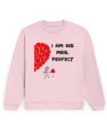 Unisex Sweatshirt - Mrs Perfect Light Baby Pink GlowZonePrints