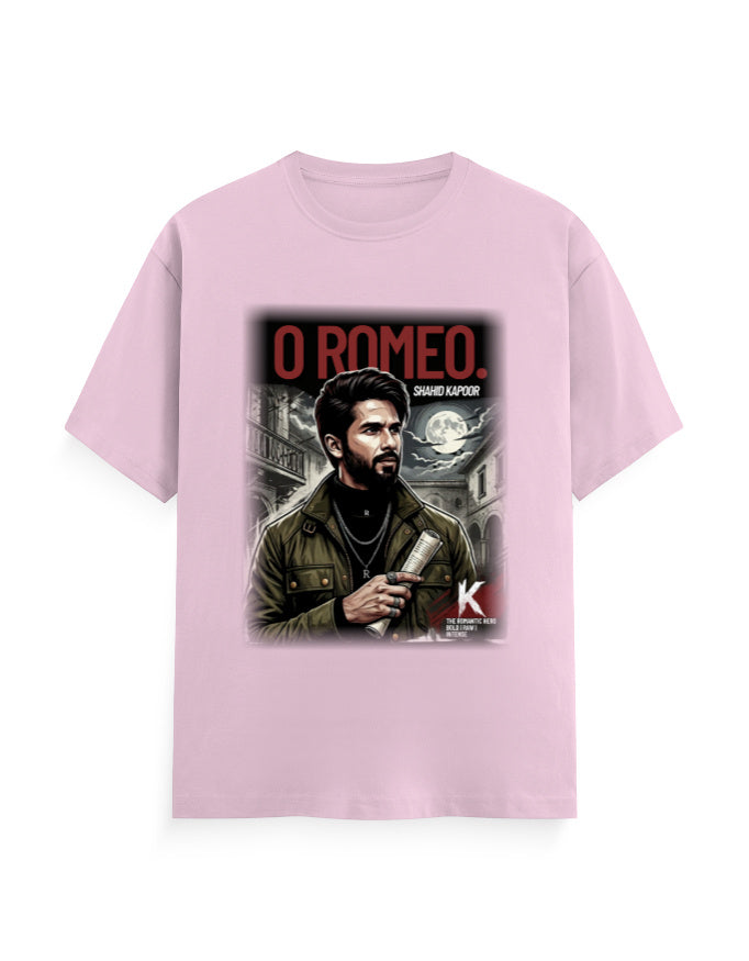 Unisex Classic Crew T-Shirt - O Romeo Light Baby Pink GlowZonePrints