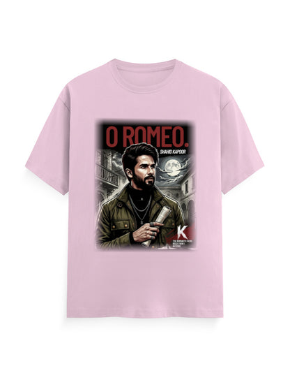 Unisex Classic Crew T-Shirt - O Romeo Light Baby Pink GlowZonePrints