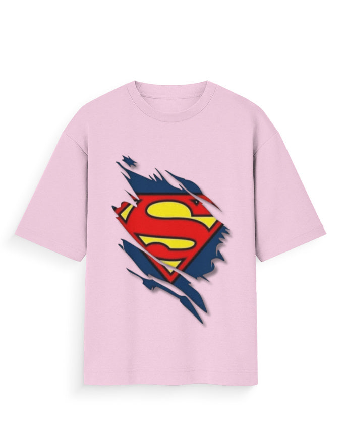 Unisex Standard T-Shirt - Superman Light Baby Pink GlowZonePrints