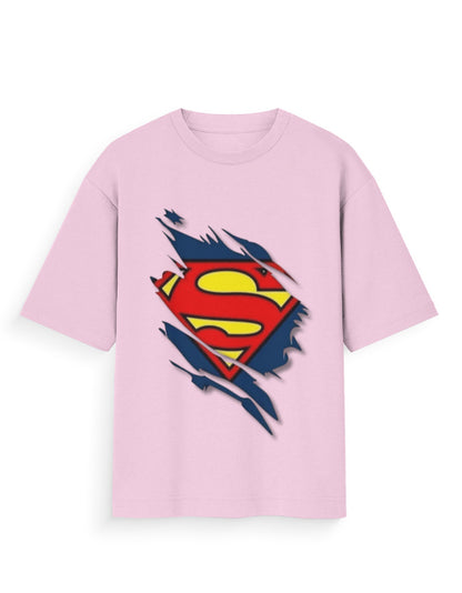 Unisex Standard T-Shirt - Superman Light Baby Pink GlowZonePrints