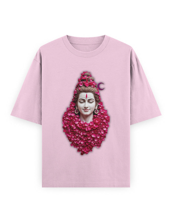 Mythic Warrior Oversized T-Shirt | GS01 Light Baby Pink GlowZonePrints