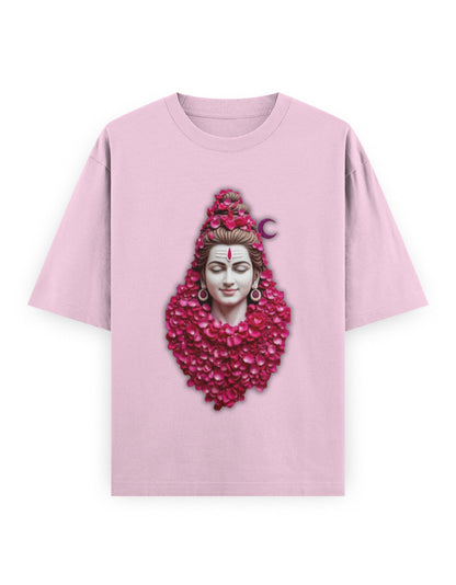 Mythic Warrior Oversized T-Shirt | GS01 Light Baby Pink GlowZonePrints