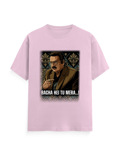 Unisex Crew T-Shirt – Dhurandhar (G) Light Baby Pink GlowZonePrints