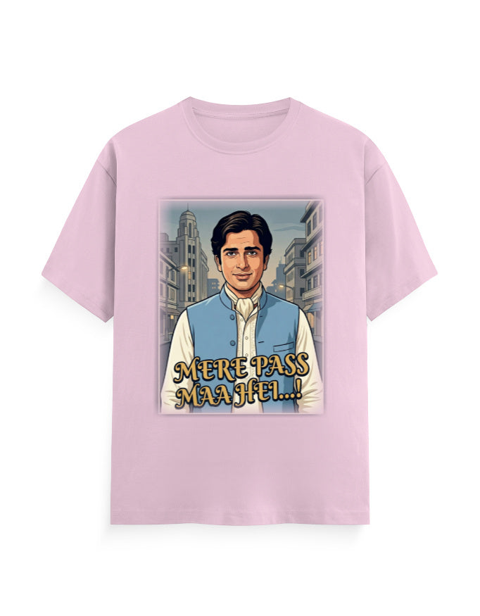 Unisex Classic Crew T-Shirt - Deewar1975 Light Baby Pink GlowZonePrints