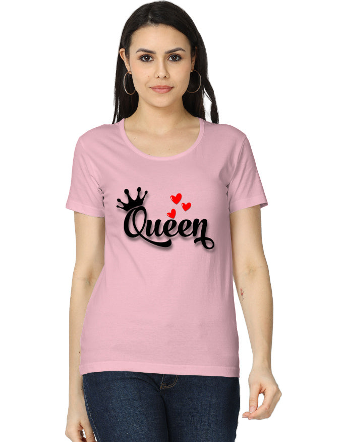 Women's Classic T-Shirt - Queen Light Baby Pink GlowZonePrints
