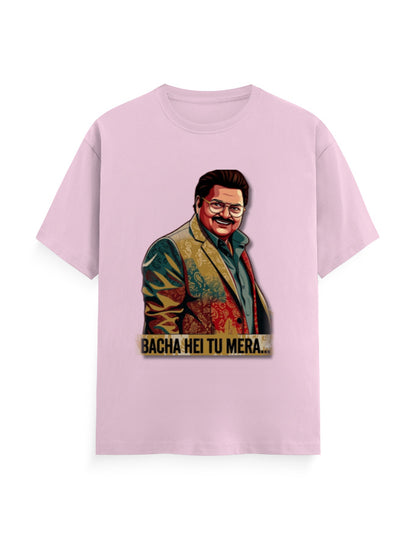 Unisex Crew T-Shirt – Dhurandhar (F) Light Baby Pink GlowZonePrints