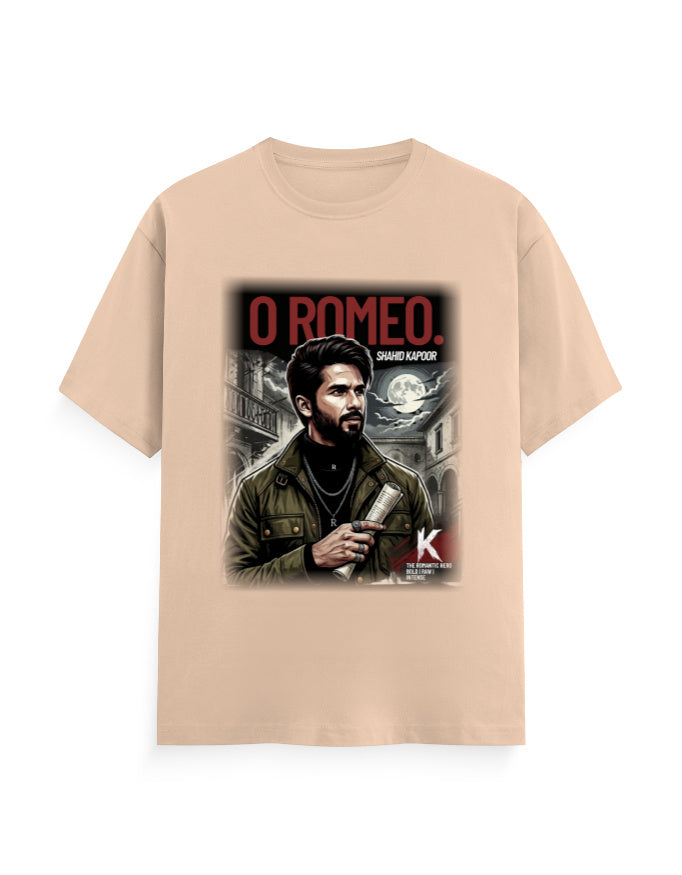 Unisex Classic Crew T-Shirt - O Romeo Peach GlowZonePrints