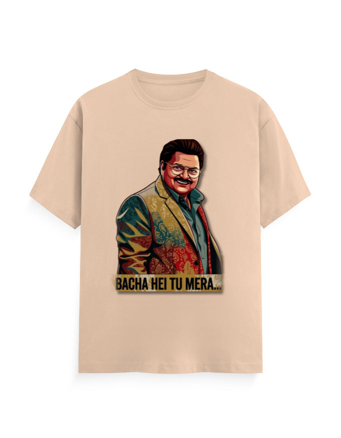 Unisex Crew T-Shirt – Dhurandhar (F) Peach GlowZonePrints