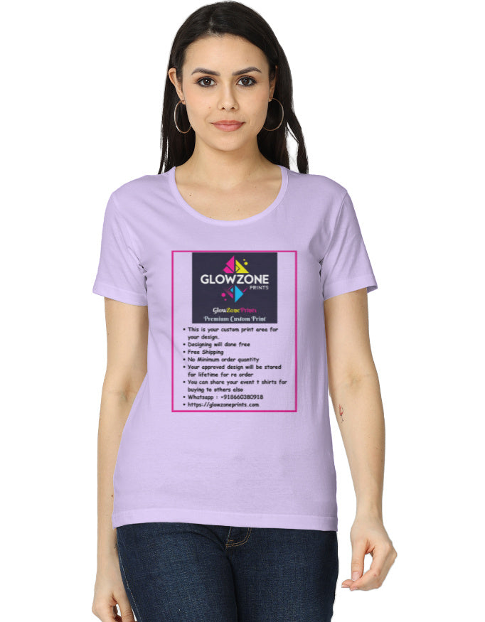 Women's Classic T-Shirt | (Custom Print) -2 Lavender GlowZonePrints