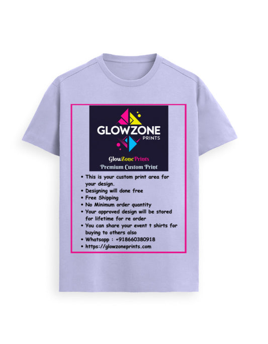 Unisex Supima T-Shirt | UC23 (Custom Print) Lavender GlowZonePrints