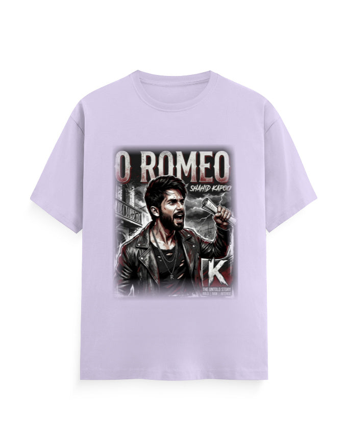 Unisex Classic Crew T-Shirt - O Romeo-Retro Lavender GlowZonePrints