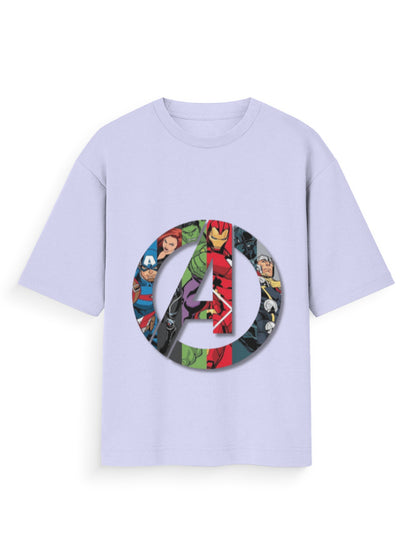 Unisex Standard T-Shirt - Avengers Lavender GlowZonePrints