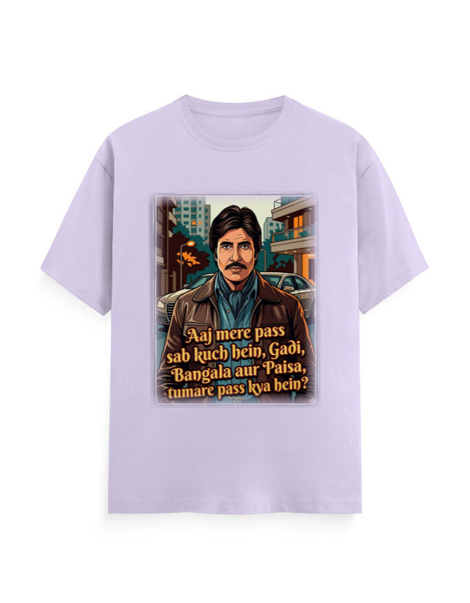 Unisex Classic Crew T-Shirt - Dewaar 1975 Lavender GlowZonePrints