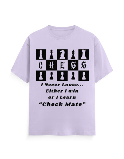Unisex Classic Crew T-Shirt – Chess (Black Edition) Lavender GlowZonePrints