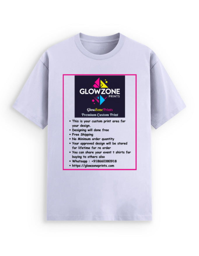 Unisex Stretch T-shirt | UC48 (Custom Print) Lavender GlowZonePrints