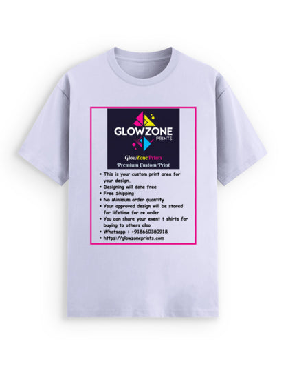 Unisex Stretch T-shirt | UC48 (Custom Print) Lavender GlowZonePrints