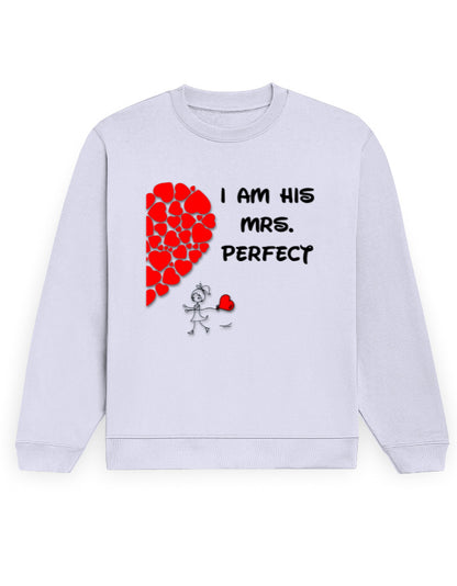 Unisex Sweatshirt - Mrs Perfect Lavender GlowZonePrints