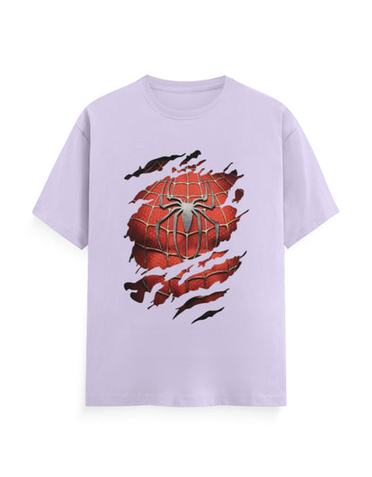 Spiderman Unisex T-Shirt Lavender GlowZonePrints