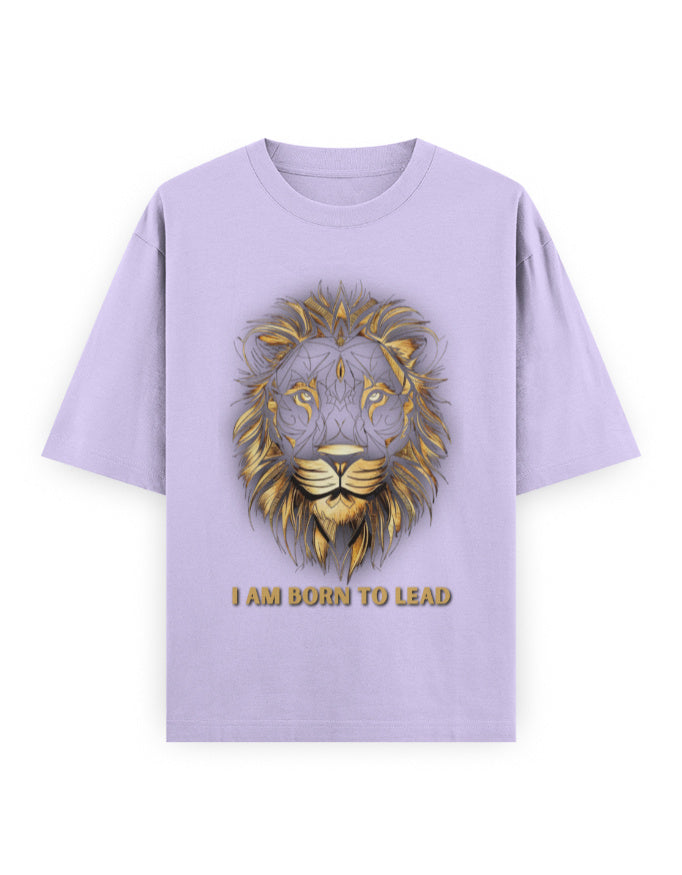 Unisex Oversized Classic T-Shirt Lion | UC22 Lavender GlowZonePrints