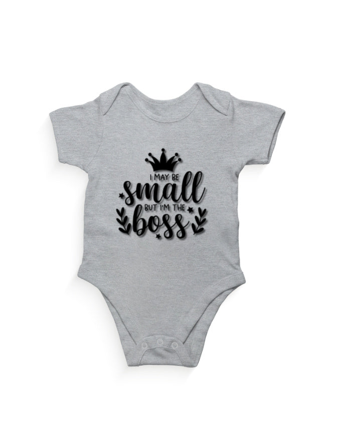 Kids Rompers | KR23 (Custom Print) Grey Melange GlowZonePrints