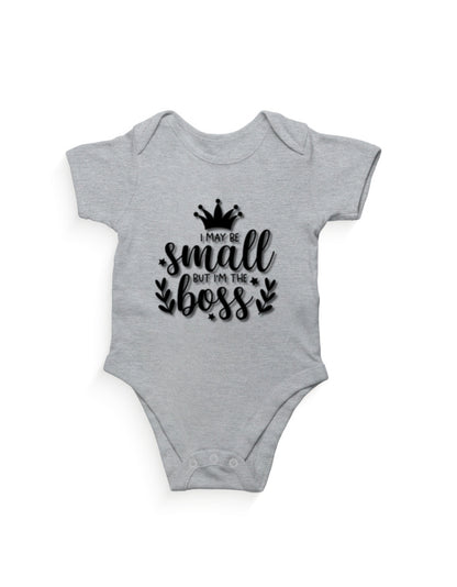 Kids Rompers | KR23 (Custom Print) Grey Melange GlowZonePrints