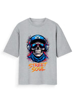 Unisex Standard T-Shirt - Stree Soul Grey Melange GlowZonePrints