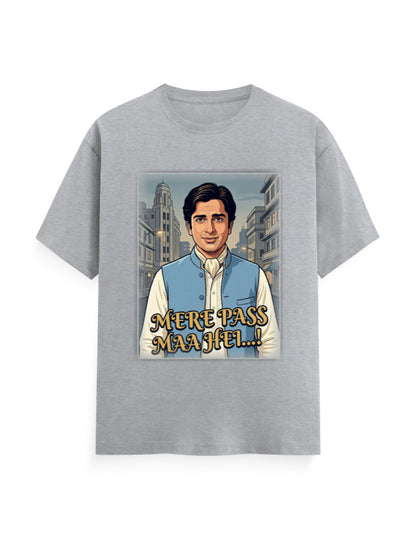 Unisex Classic Crew T-Shirt - Deewar1975 Grey Melange GlowZonePrints