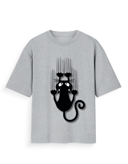 Unisex Standard T-Shirt - Cat Claw Grey Melange GlowZonePrints