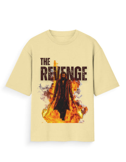 Unisex Oversized Standard T-Shirt – Dhurandhar - Revenge Beige GlowZonePrints