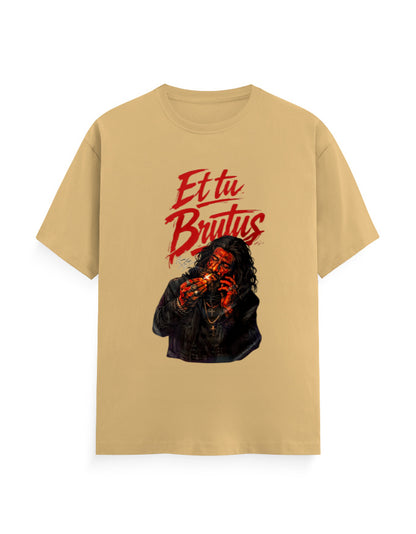 Unisex Classic Crew T-Shirt – Dhurandhar - Limited Edition Beige GlowZonePrints