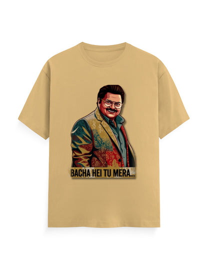 Unisex Crew T-Shirt – Dhurandhar (F) Beige GlowZonePrints