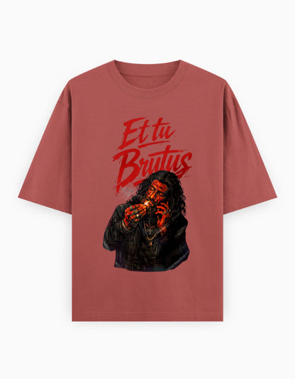 Unisex Oversized Classic T-Shirt – Dhurandhar - Limited Edition Coral GlowZonePrints