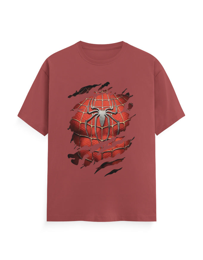 Spiderman Unisex T-Shirt Coral GlowZonePrints