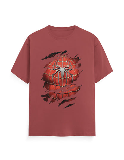 Spiderman Unisex T-Shirt Coral GlowZonePrints