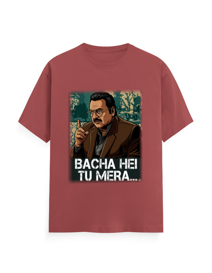 Unisex Crew T-Shirt – Dhurandhar (H) Coral GlowZonePrints