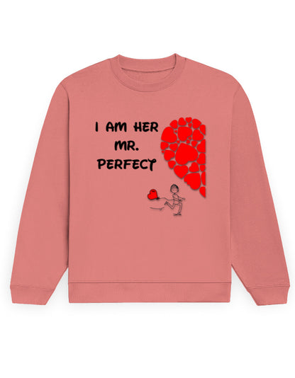 Unisex Sweatshirt - Mr Perfect Coral GlowZonePrints
