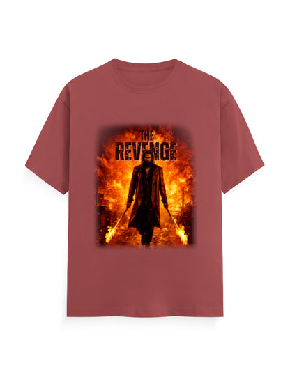 Unisex Crew T-Shirt – Dhurandhar - Revenge Coral GlowZonePrints