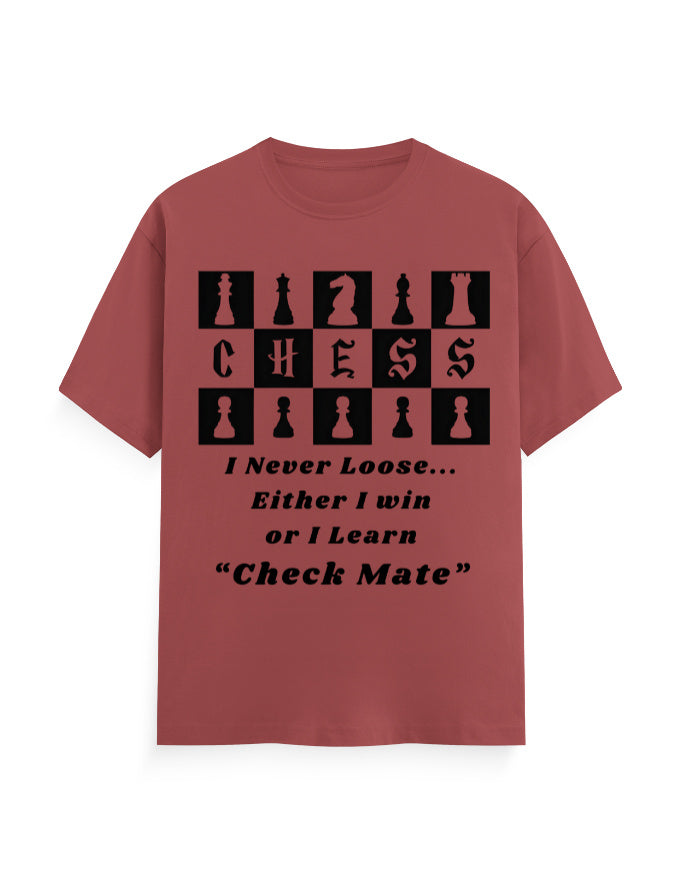 Unisex Classic Crew T-Shirt – Chess (Black Edition) Coral GlowZonePrints