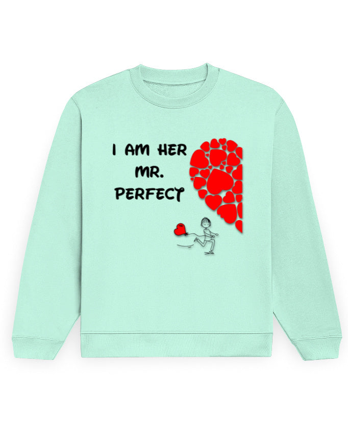Unisex Sweatshirt - Mr Perfect Mint GlowZonePrints