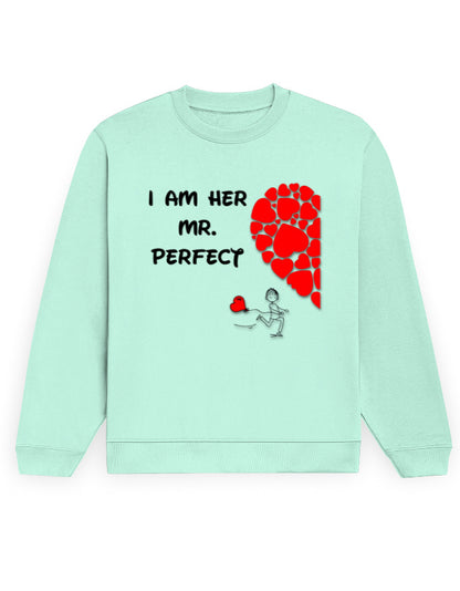 Unisex Sweatshirt - Mr Perfect Mint GlowZonePrints