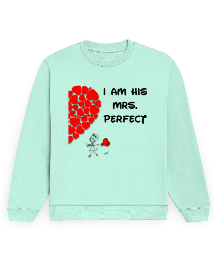 Unisex Sweatshirt - Mrs Perfect Mint GlowZonePrints