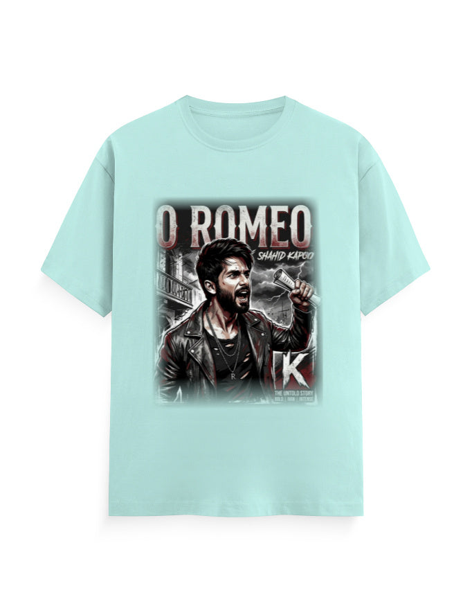 Unisex Classic Crew T-Shirt - O Romeo-Retro Mint GlowZonePrints