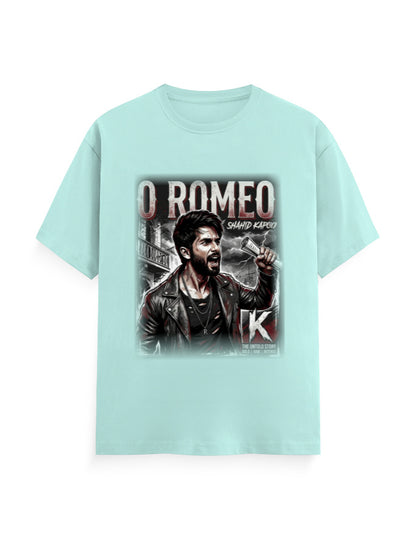 Unisex Classic Crew T-Shirt - O Romeo-Retro Mint GlowZonePrints